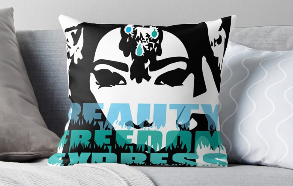 AW Creative custom designed printed pillow