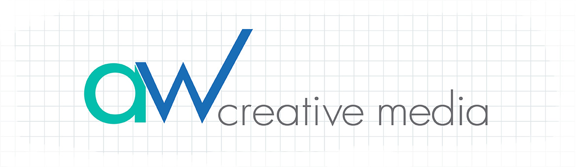AW Creative Media design Logo on Grid